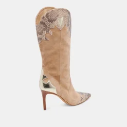 KASEDY BOOTS TAUPE MULTI SUEDE^Dolce Vita Fashion