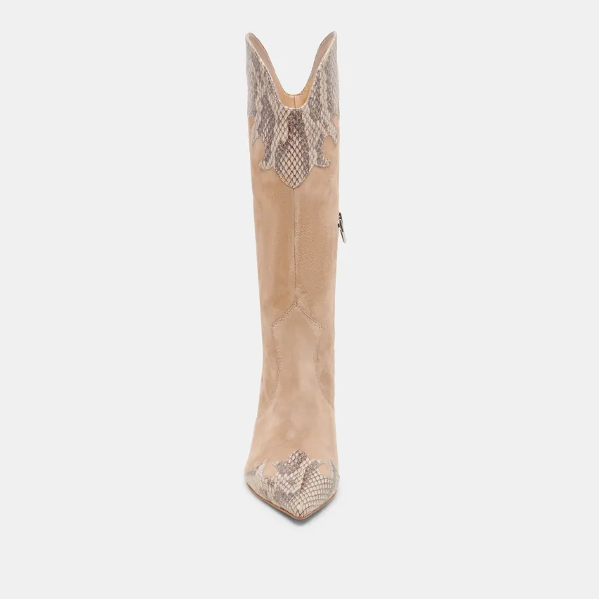KASEDY BOOTS TAUPE MULTI SUEDE^Dolce Vita Fashion