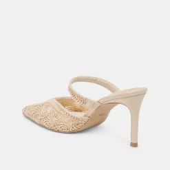 KASSY HEELS NATURAL MACRAME^Dolce Vita Discount