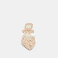 KASSY HEELS NATURAL MACRAME^Dolce Vita Discount