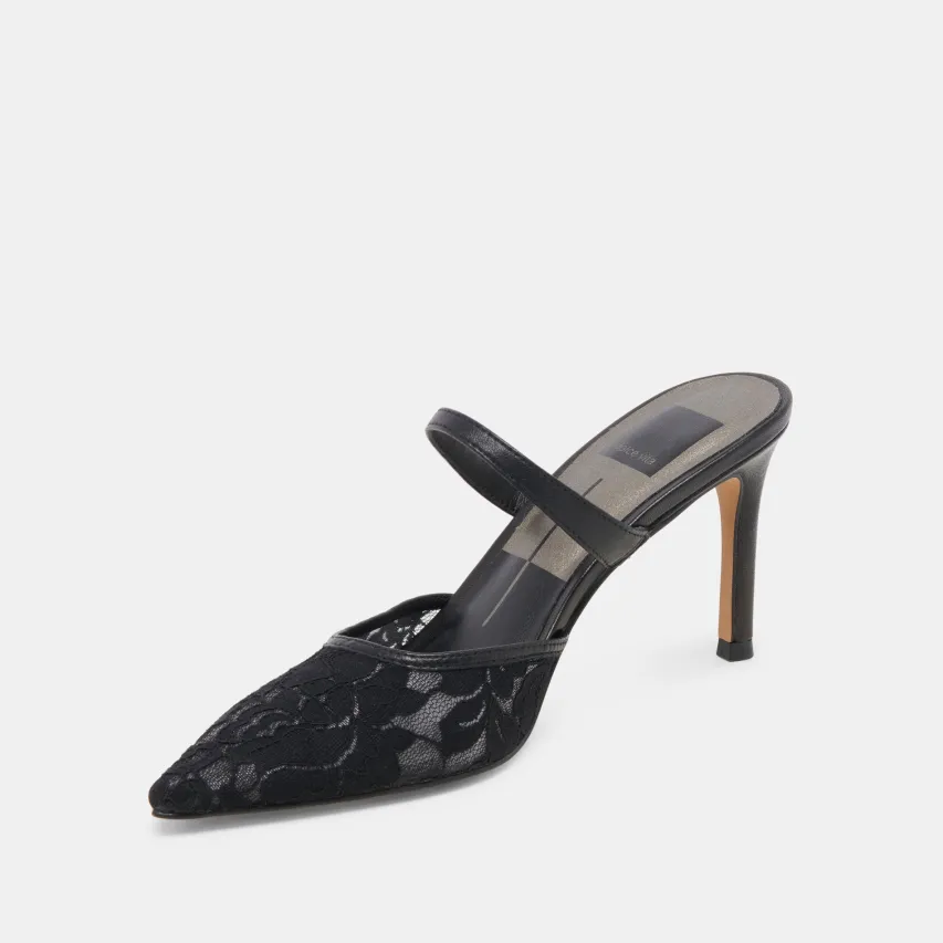 KATIK HEELS BLACK FLORAL LACE^Dolce Vita Online