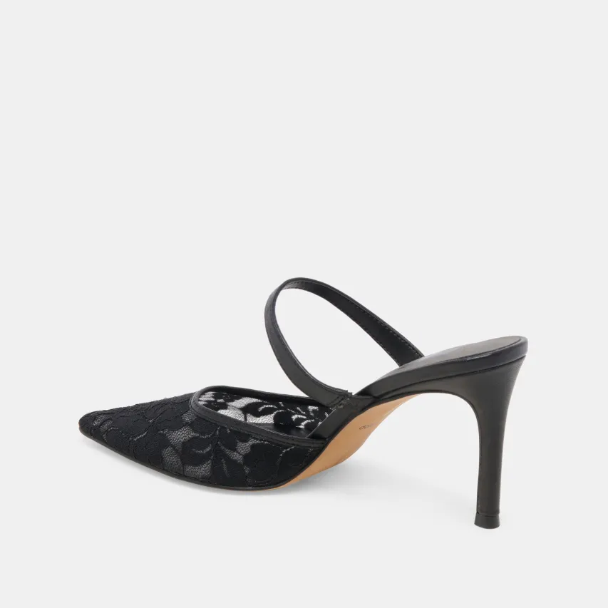 KATIK HEELS BLACK FLORAL LACE^Dolce Vita Online