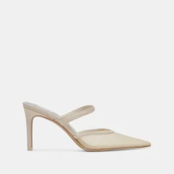 KATIK HEELS IVORY MESH^Dolce Vita Outlet