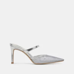 KATIK HEELS SILVER MESH^Dolce Vita Outlet
