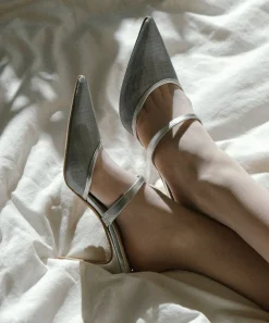 KATIK HEELS SILVER MESH^Dolce Vita Outlet