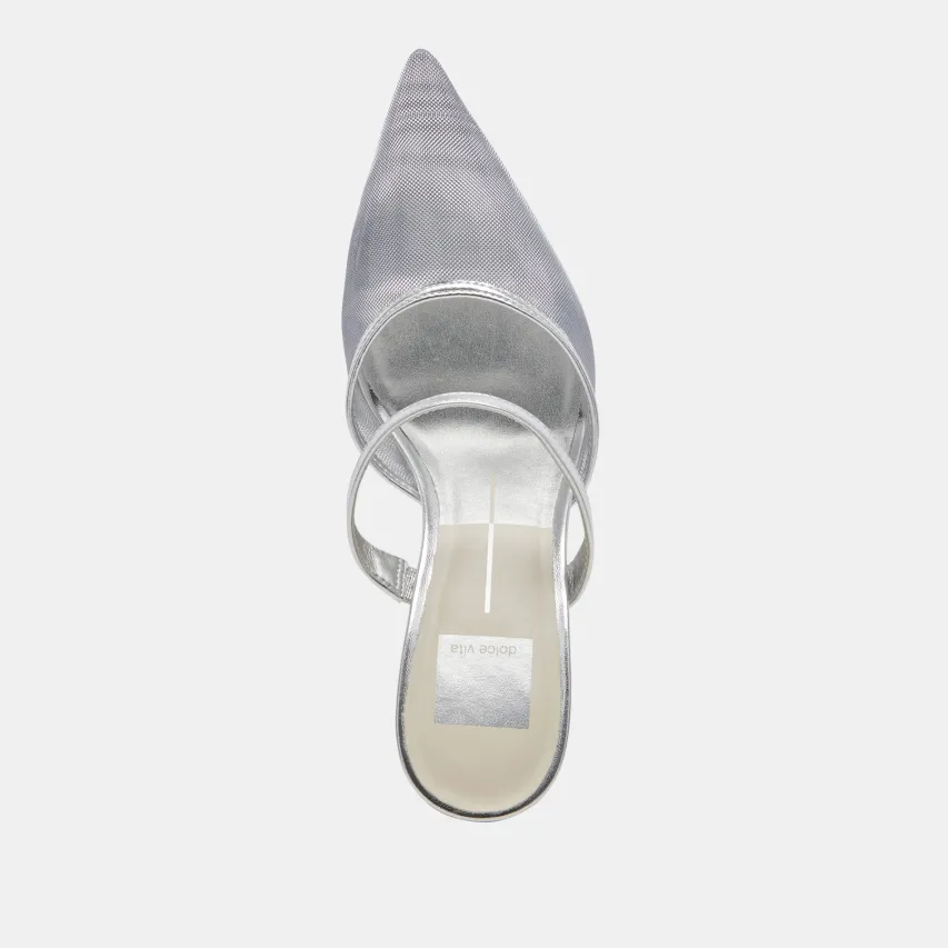 KATIK HEELS SILVER MESH^Dolce Vita Outlet