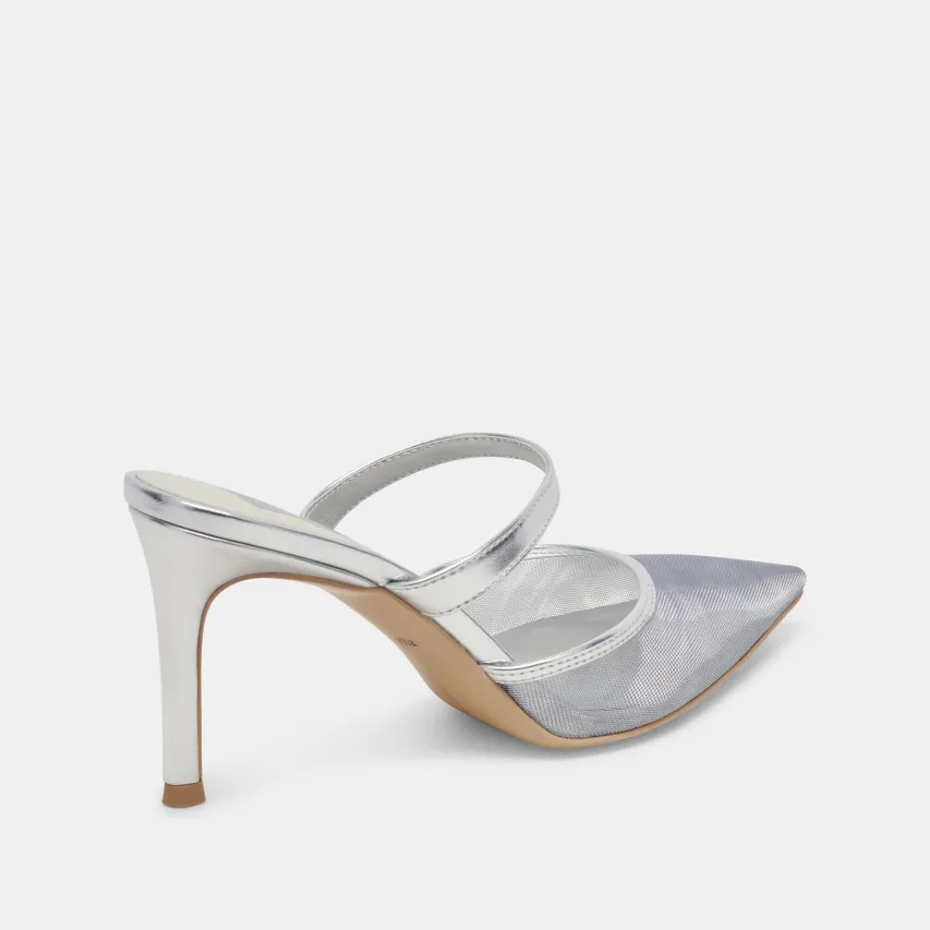 KATIK HEELS SILVER MESH^Dolce Vita Outlet