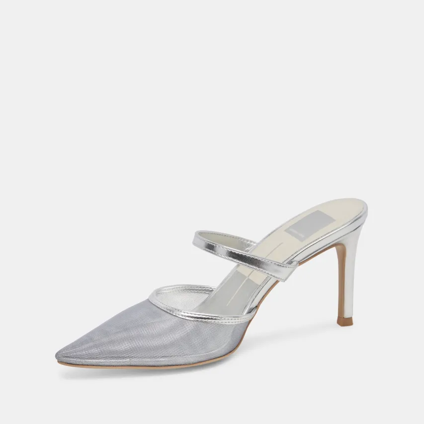 KATIK HEELS SILVER MESH^Dolce Vita Outlet