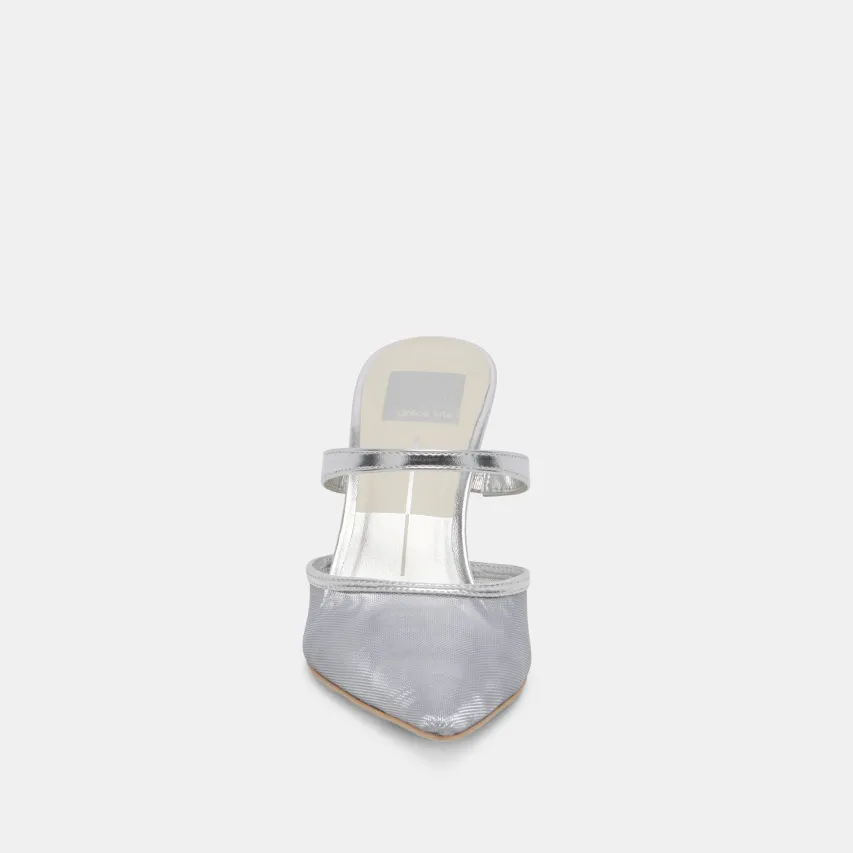 KATIK HEELS SILVER MESH^Dolce Vita Outlet
