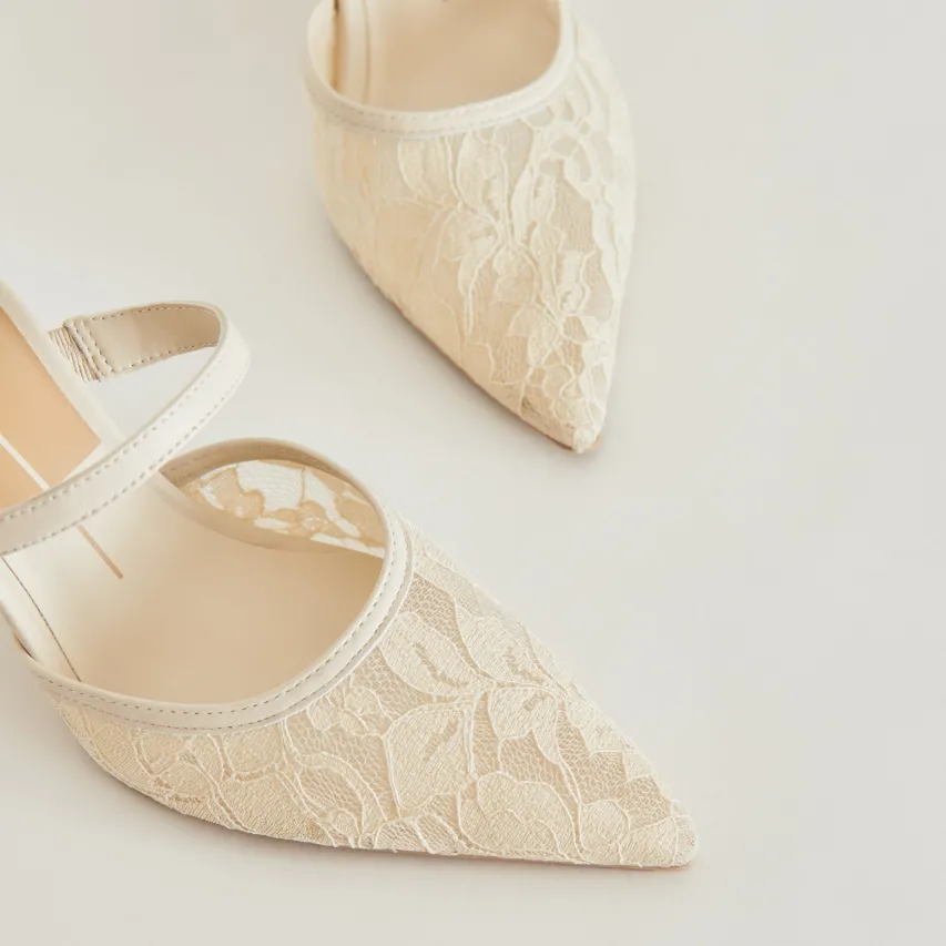 KATIK HEELS WHITE FLORAL LACE^Dolce Vita Sale
