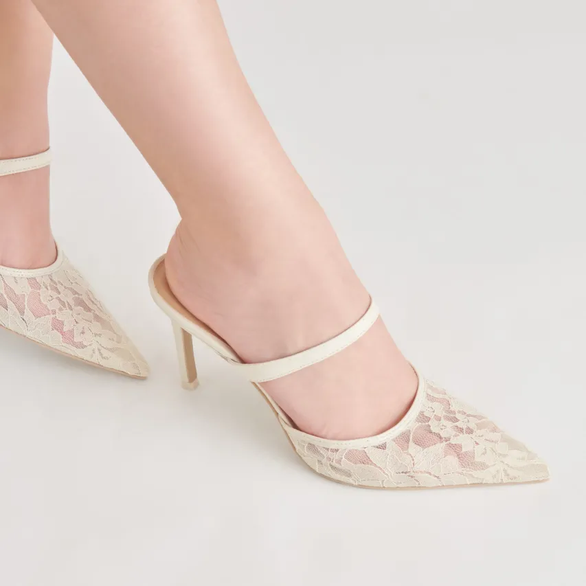 KATIK HEELS WHITE FLORAL LACE^Dolce Vita Sale