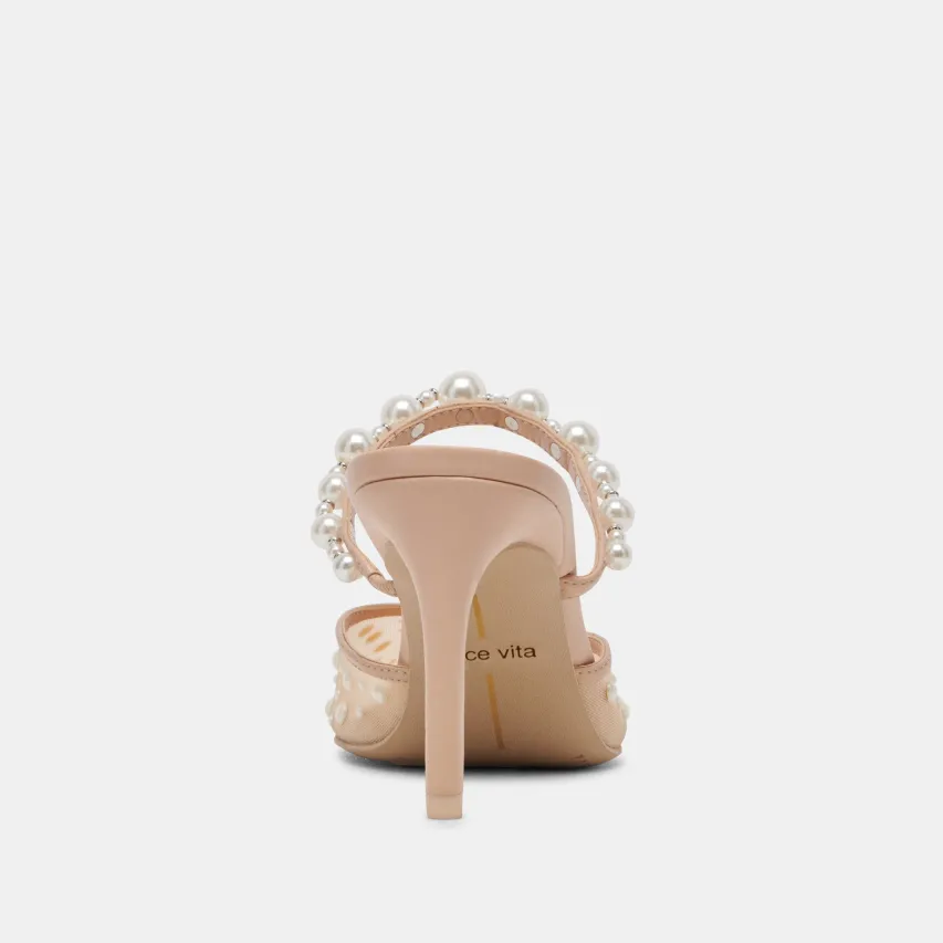 KATIK PEARL HEELS BLUSH MESH^Dolce Vita Hot