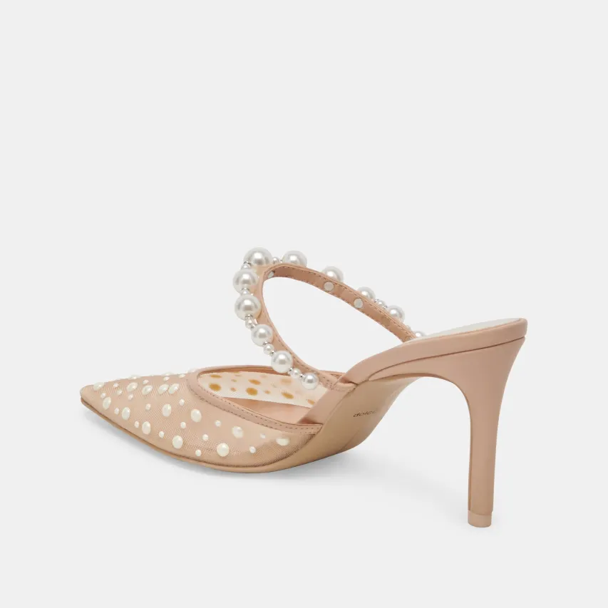 KATIK PEARL HEELS BLUSH MESH^Dolce Vita Hot