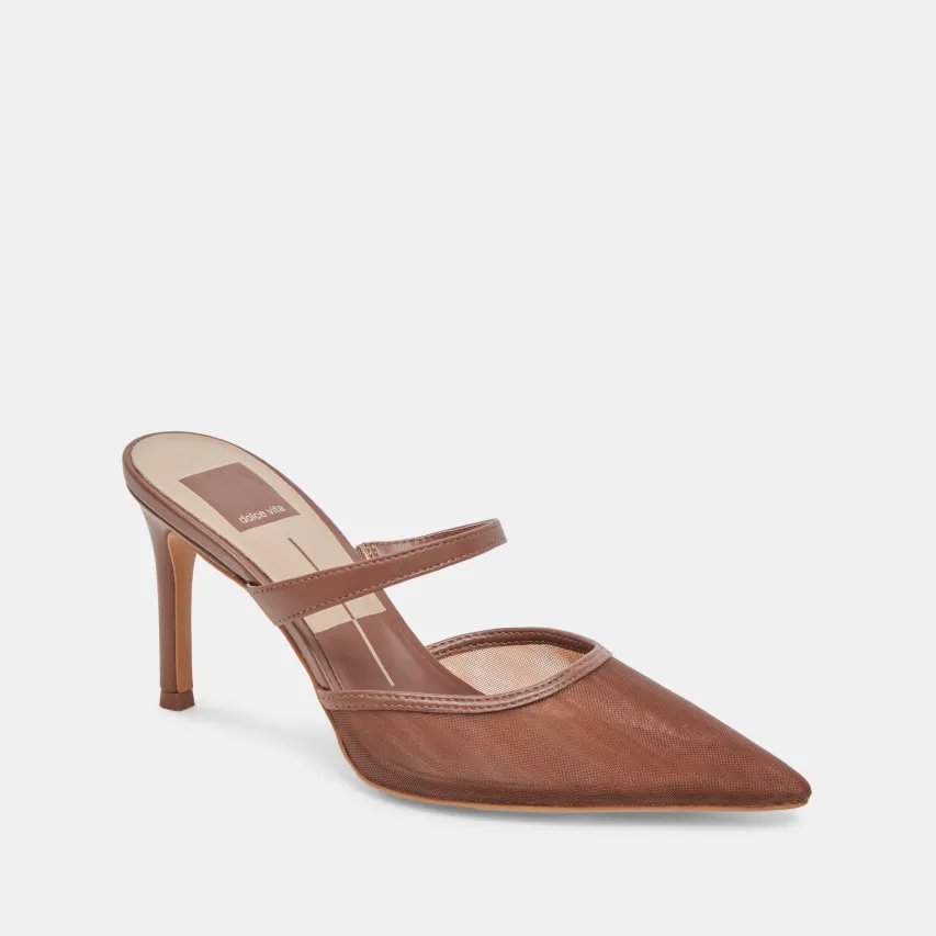 KATIK WIDE HEELS ESPRESSO MESH^Dolce Vita Discount