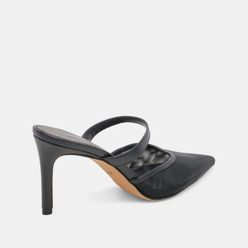 KATIK WIDE HEELS ONYX MESH^Dolce Vita Online