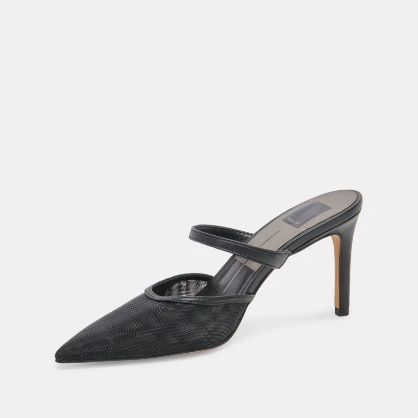KATIK WIDE HEELS ONYX MESH^Dolce Vita Online