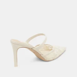 KATIK WIDE HEELS WHITE FLORAL LACE^Dolce Vita Fashion