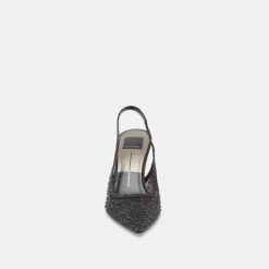 KAYE CRYSTAL HEELS BLACK MESH^Dolce Vita Clearance