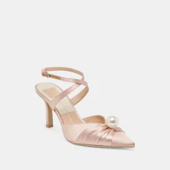 KAYSEY HEELS LT BLUSH SATIN^Dolce Vita Outlet