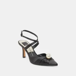 KAYSEY HEELS ONYX SATIN^Dolce Vita Hot