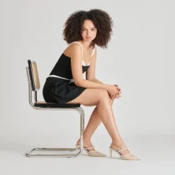 KAYSIE PEARL HEELS IVORY MESH^Dolce Vita Sale