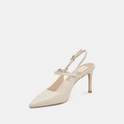 KELLEN HEELS IVORY LEATHER^Dolce Vita Hot