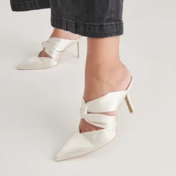 KELSY HEELS CREME SATIN^Dolce Vita Hot
