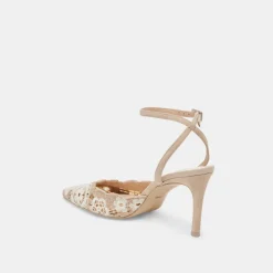 KENEDY HEELS TAUPE MULTI CROCHET^Dolce Vita Outlet
