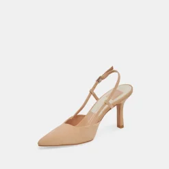 KIM HEELS TAN SUEDE^Dolce Vita New