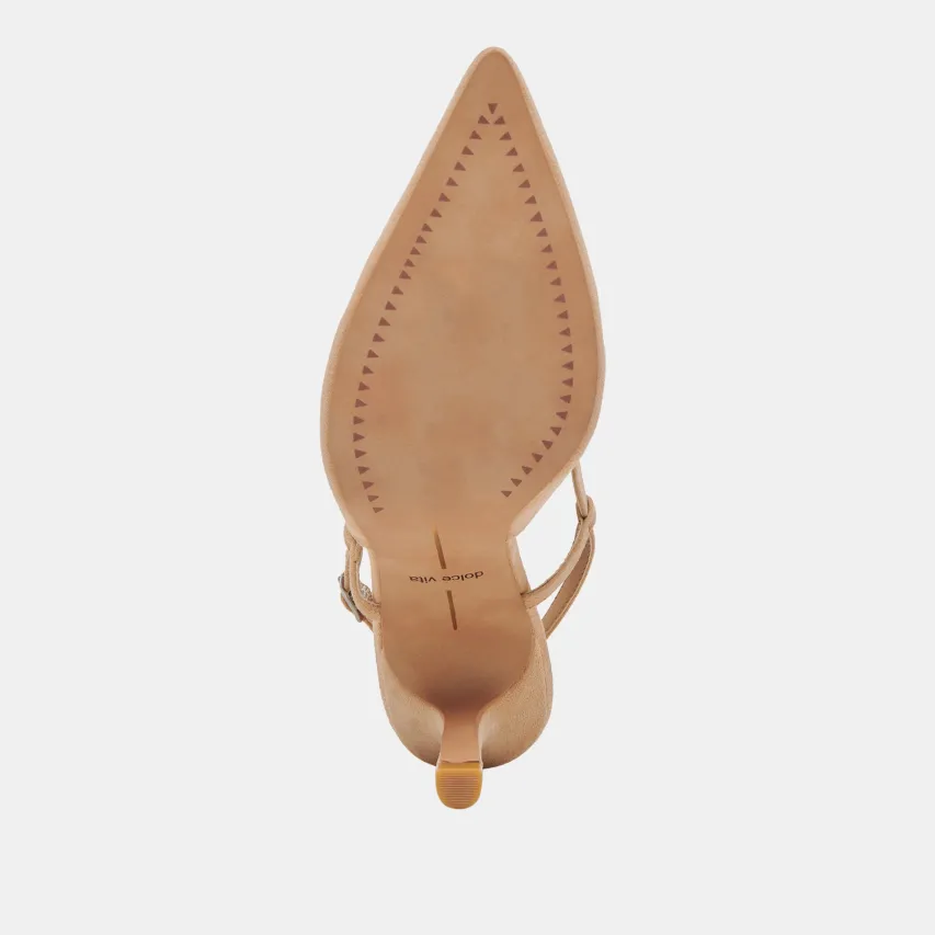 KIM HEELS TAN SUEDE^Dolce Vita New