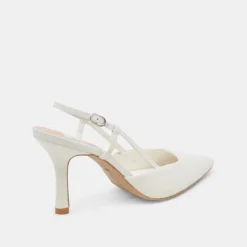 KIM HEELS WHITE LEATHER^Dolce Vita Sale