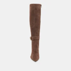 KINZY BOOTS DK BROWN SUEDE^Dolce Vita Sale