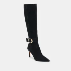 KINZY BOOTS ONYX SUEDE^Dolce Vita Fashion