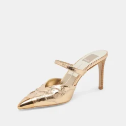 KLOVER HEELS GOLD DISTRESSED LEATHER^Dolce Vita Discount