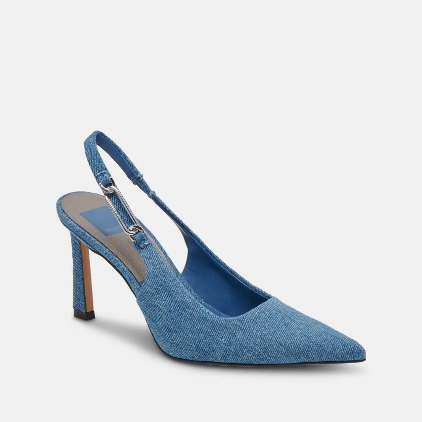 KRISTA HEELS BLUE DENIM^Dolce Vita Sale