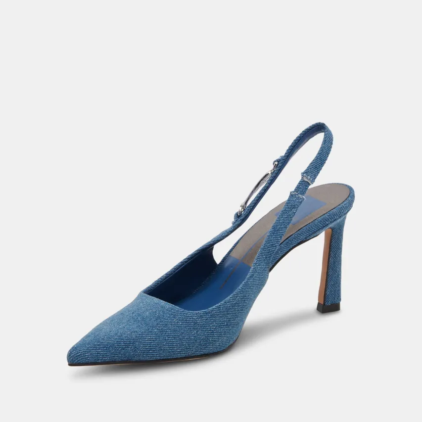 KRISTA HEELS BLUE DENIM^Dolce Vita Sale