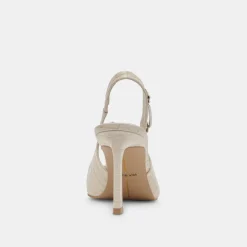 KRISTA HEELS SAND EMBOSSED LEATHER^Dolce Vita Clearance