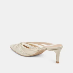 KYLENE PEARL HEELS VANILLA LEATHER^Dolce Vita Sale