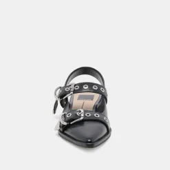 LABELL FLATS MIDNIGHT CRINKLE PATENT^Dolce Vita New