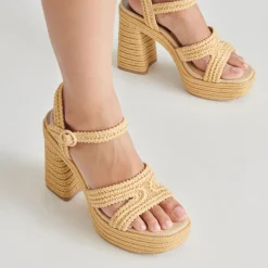 LACYE HEELS NATURAL WOVEN^Dolce Vita Outlet