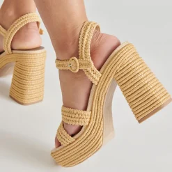 LACYE HEELS NATURAL WOVEN^Dolce Vita Outlet