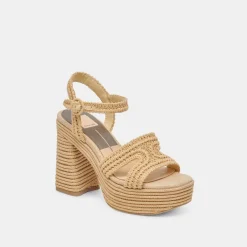 LACYE HEELS NATURAL WOVEN^Dolce Vita Outlet