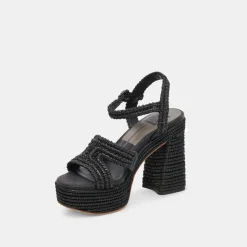 LACYE HEELS ONYX WOVEN^Dolce Vita Outlet