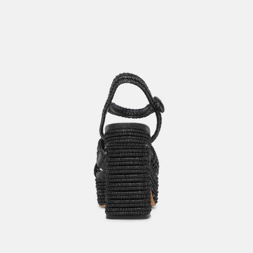 LACYE HEELS ONYX WOVEN^Dolce Vita Outlet