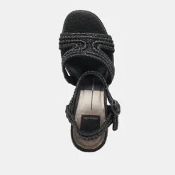 LACYE HEELS ONYX WOVEN^Dolce Vita Outlet