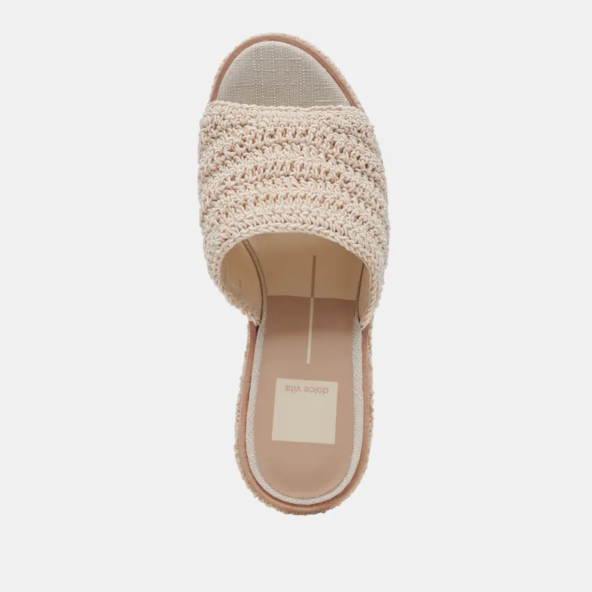 LADIN HEELS DOVE WOVEN^Dolce Vita New