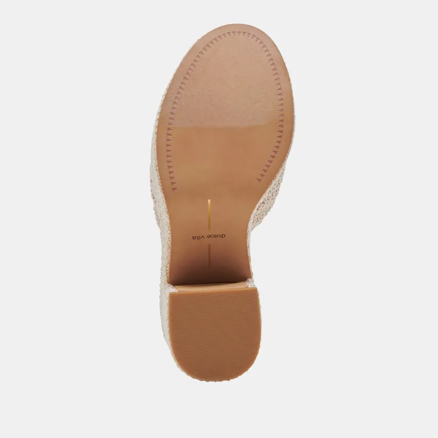 LADIN HEELS DOVE WOVEN^Dolce Vita New