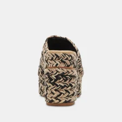 LADY HEELS BLACK MULTI WOVEN^Dolce Vita Fashion
