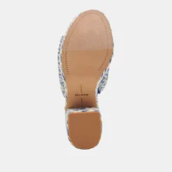 LADY HEELS BLUE MULTI WOVEN^Dolce Vita Clearance