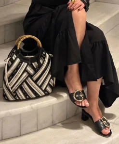 LAIKA HEELS BLACK LEATHER^Dolce Vita New